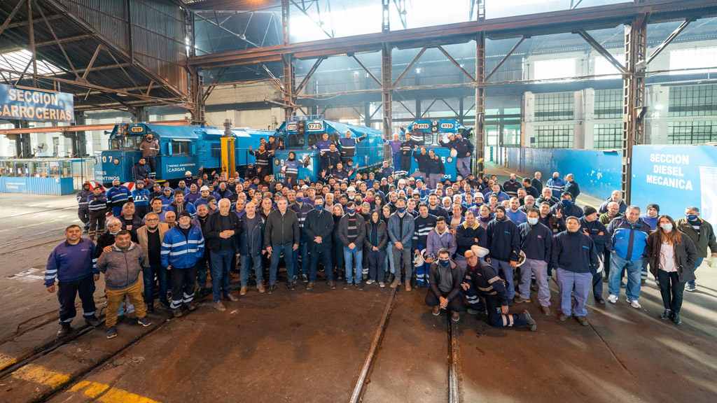 LOCOMOTORAS TRENES ARGENTINOS CARGAS